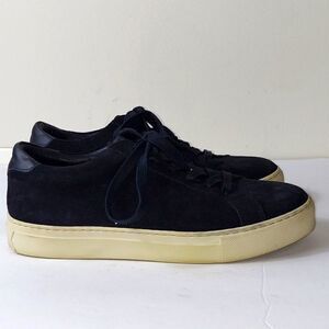 GREATS Brooklyn Royale Black Suede Sneakers Sz 8.5